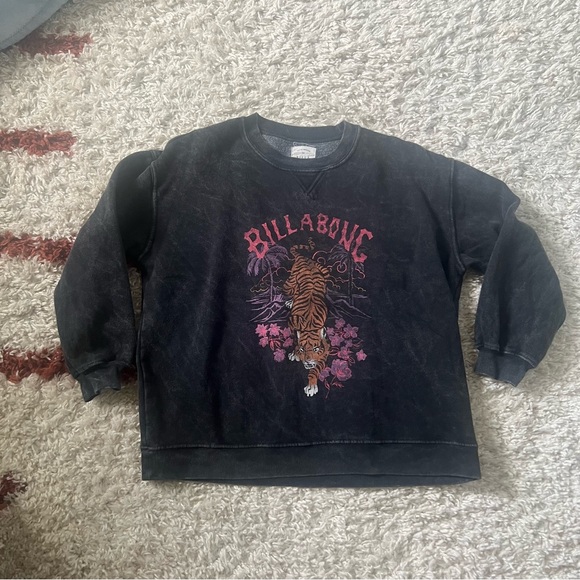 BILLABONG Tiger Tim Girls Crewneck Sweatshirt - Picture 3 of 10